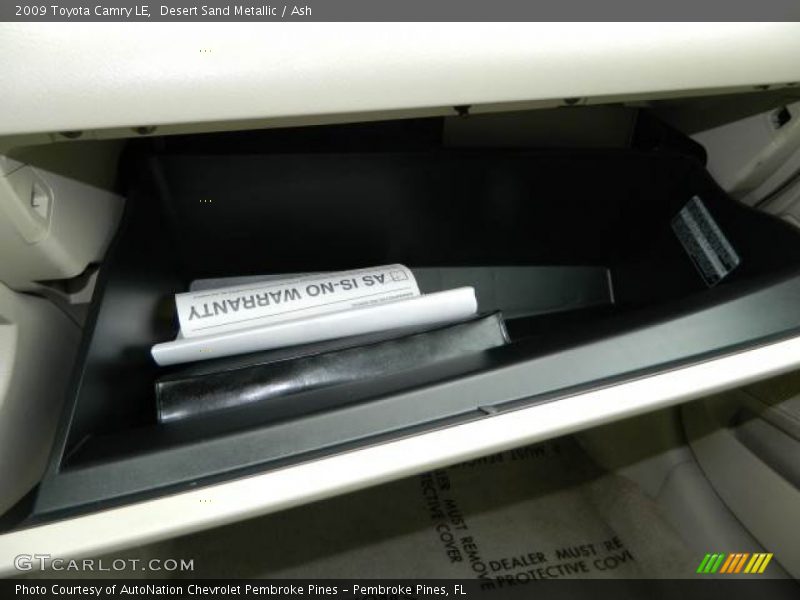 Desert Sand Metallic / Ash 2009 Toyota Camry LE