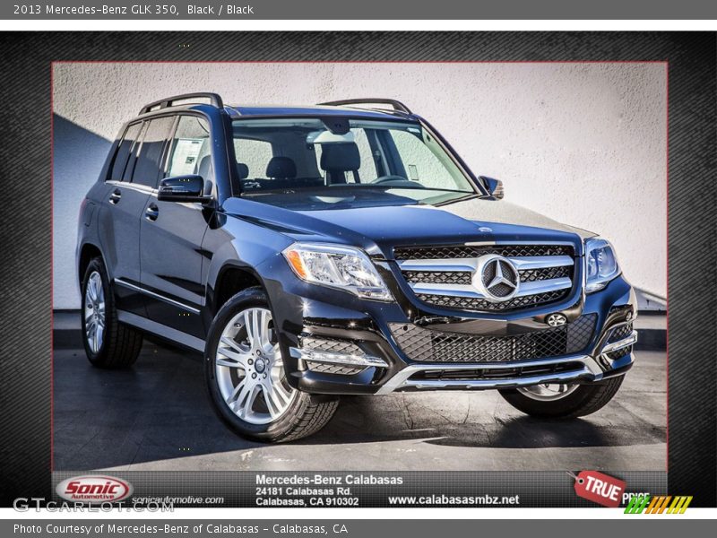 Black / Black 2013 Mercedes-Benz GLK 350