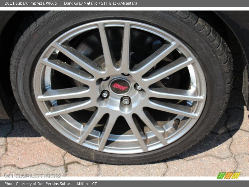 Dark Gray Metallic / STI  Black/Alcantara 2011 Subaru Impreza WRX STi