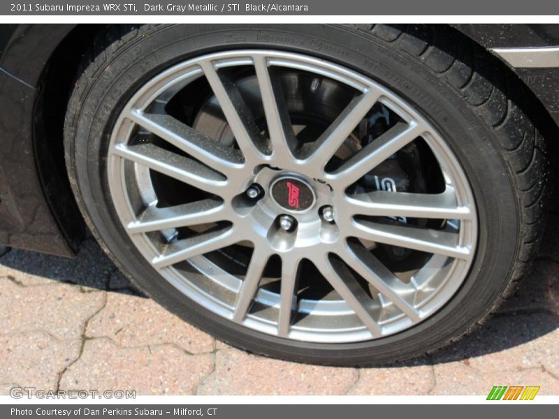 Dark Gray Metallic / STI  Black/Alcantara 2011 Subaru Impreza WRX STi