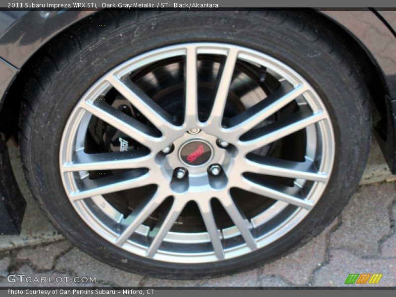 Dark Gray Metallic / STI  Black/Alcantara 2011 Subaru Impreza WRX STi