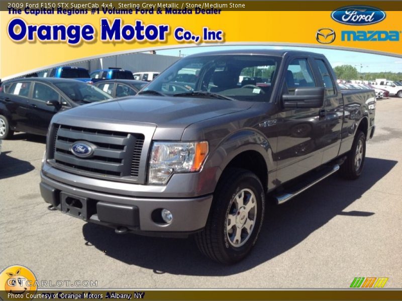 Sterling Grey Metallic / Stone/Medium Stone 2009 Ford F150 STX SuperCab 4x4