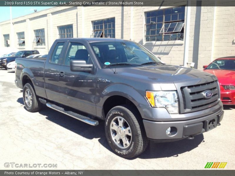 Sterling Grey Metallic / Stone/Medium Stone 2009 Ford F150 STX SuperCab 4x4
