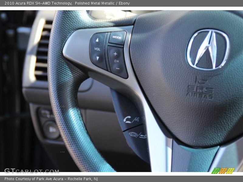 Polished Metal Metallic / Ebony 2010 Acura RDX SH-AWD Technology
