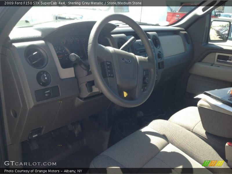 Sterling Grey Metallic / Stone/Medium Stone 2009 Ford F150 STX SuperCab 4x4