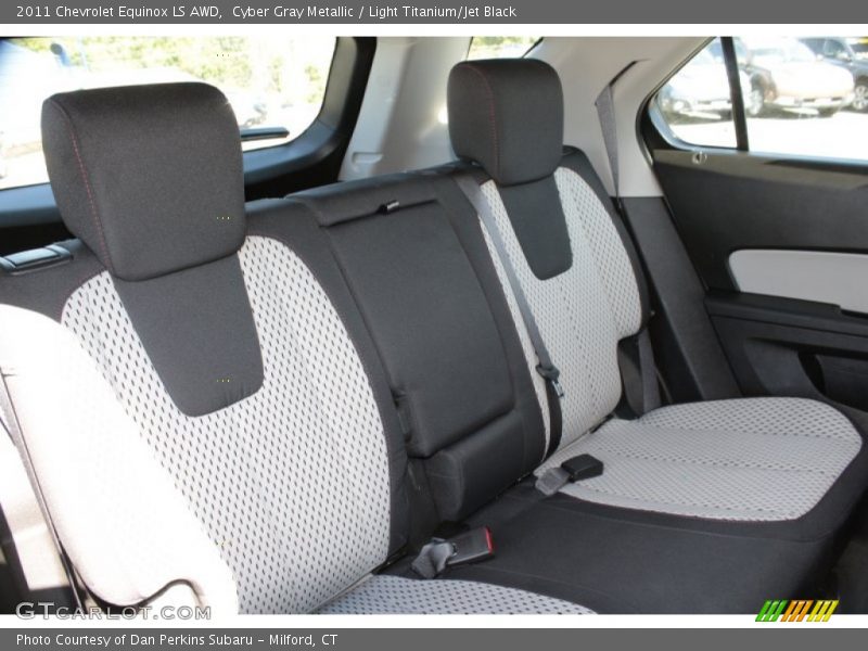 Cyber Gray Metallic / Light Titanium/Jet Black 2011 Chevrolet Equinox LS AWD