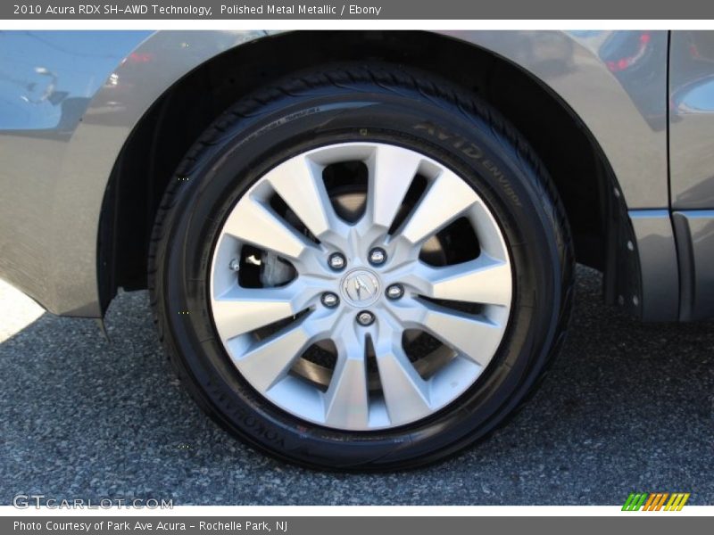 Polished Metal Metallic / Ebony 2010 Acura RDX SH-AWD Technology