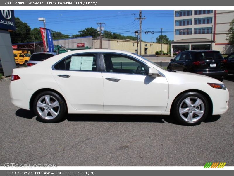 Premium White Pearl / Ebony 2010 Acura TSX Sedan