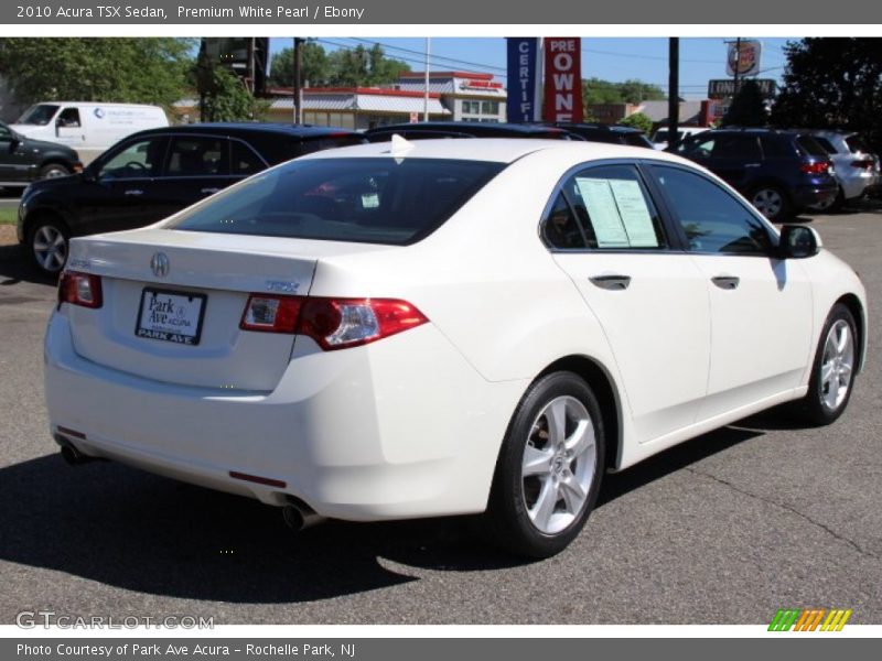 Premium White Pearl / Ebony 2010 Acura TSX Sedan