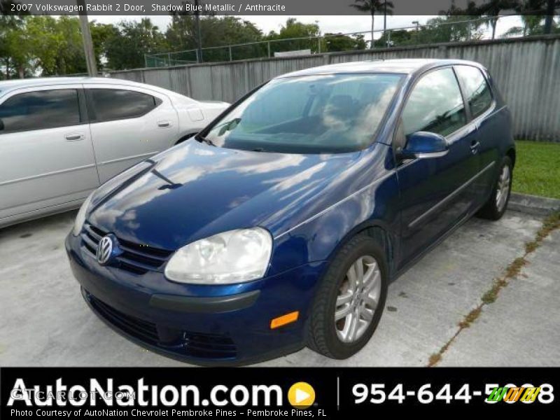 Shadow Blue Metallic / Anthracite 2007 Volkswagen Rabbit 2 Door