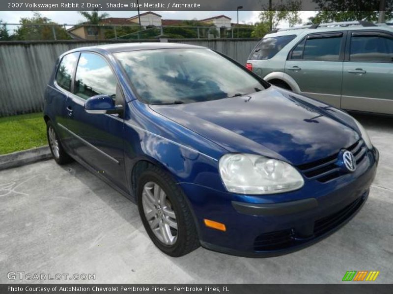 Shadow Blue Metallic / Anthracite 2007 Volkswagen Rabbit 2 Door