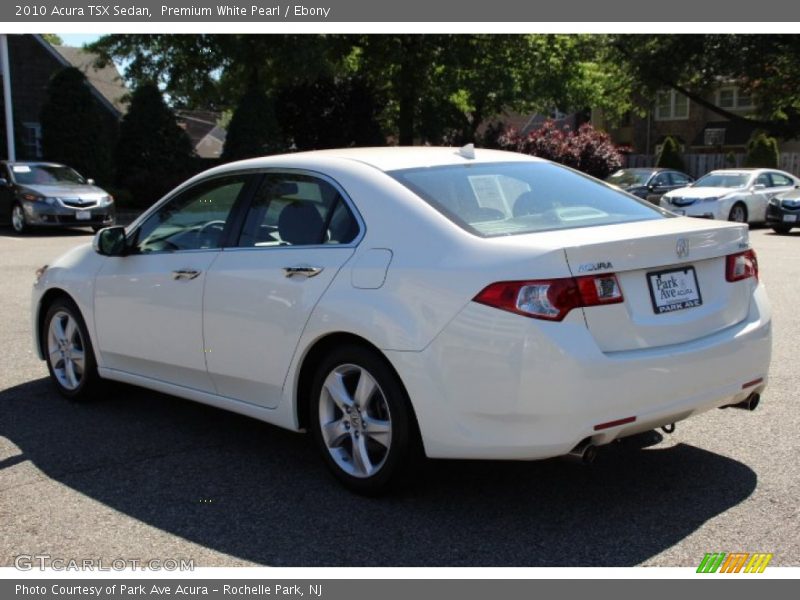 Premium White Pearl / Ebony 2010 Acura TSX Sedan