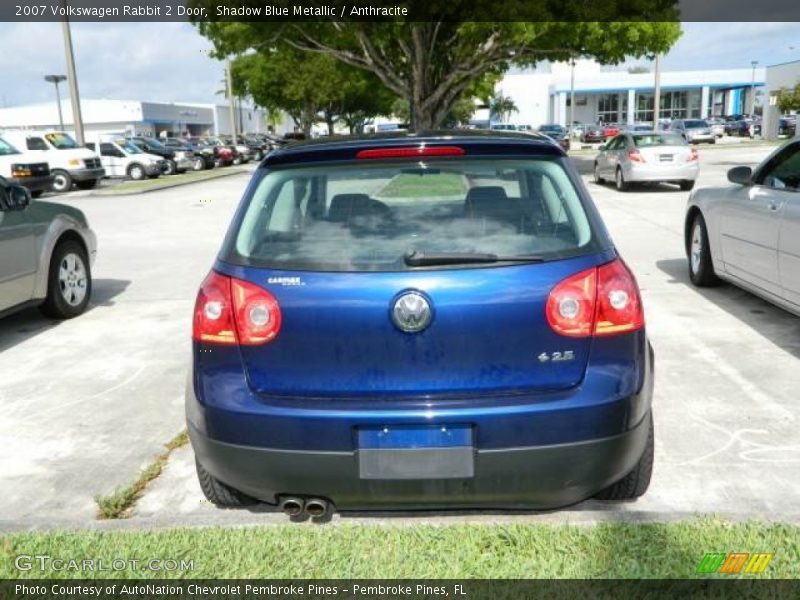 Shadow Blue Metallic / Anthracite 2007 Volkswagen Rabbit 2 Door