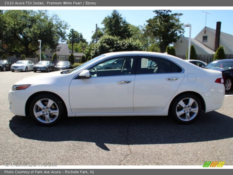 Premium White Pearl / Ebony 2010 Acura TSX Sedan