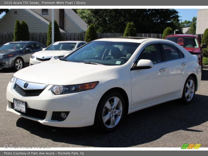 Premium White Pearl / Ebony 2010 Acura TSX Sedan