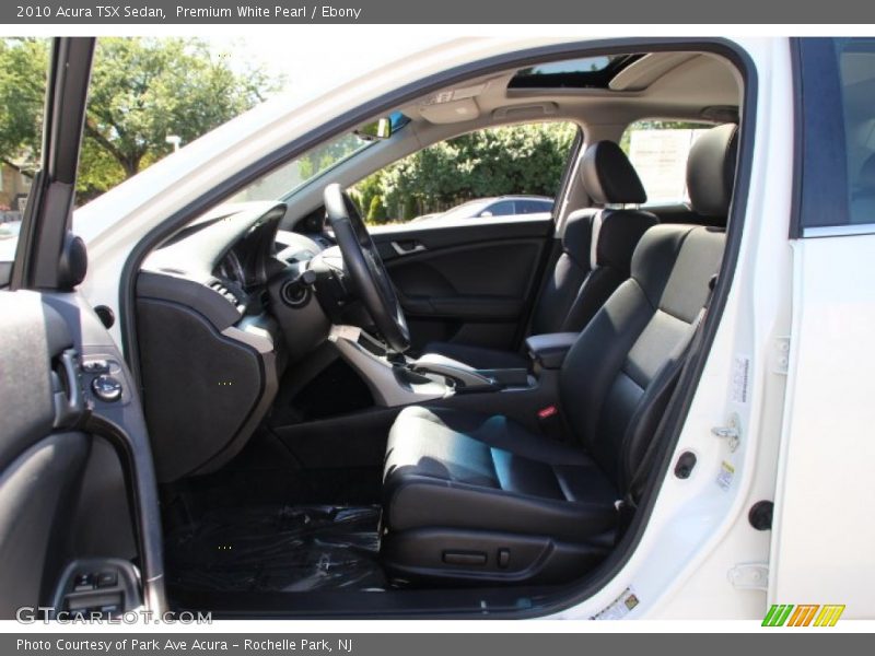Premium White Pearl / Ebony 2010 Acura TSX Sedan