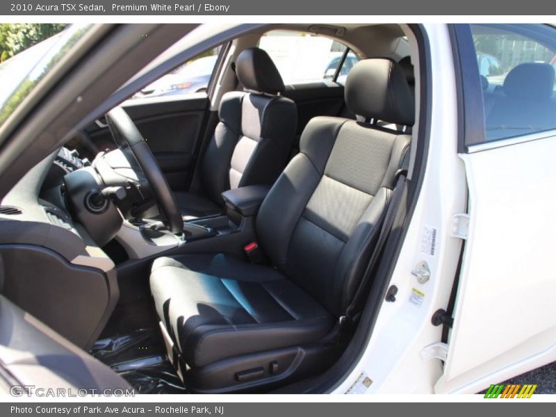 Premium White Pearl / Ebony 2010 Acura TSX Sedan