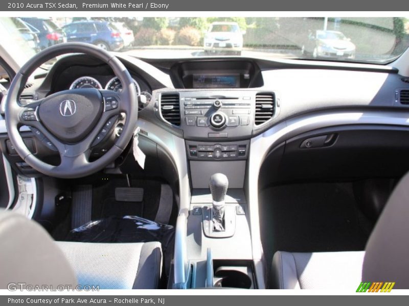 Premium White Pearl / Ebony 2010 Acura TSX Sedan