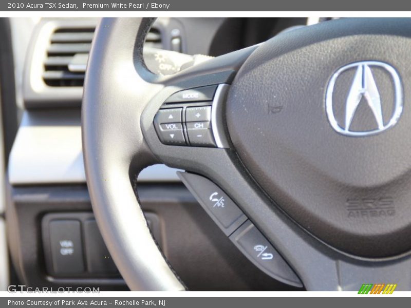 Premium White Pearl / Ebony 2010 Acura TSX Sedan