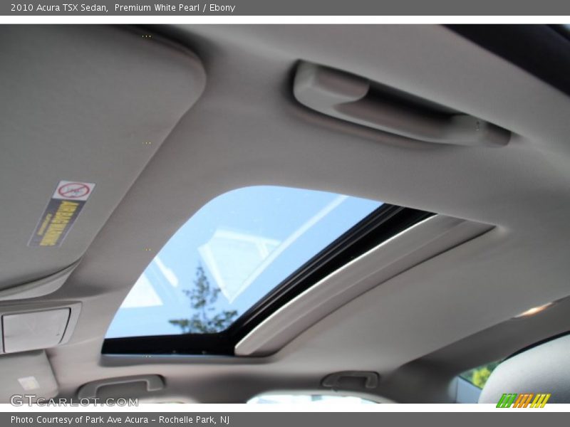 Premium White Pearl / Ebony 2010 Acura TSX Sedan