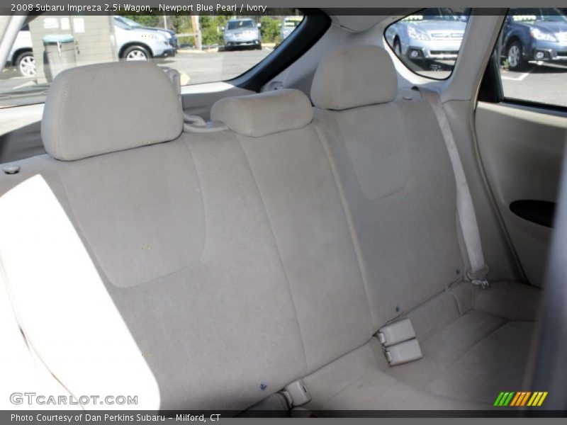 Newport Blue Pearl / Ivory 2008 Subaru Impreza 2.5i Wagon