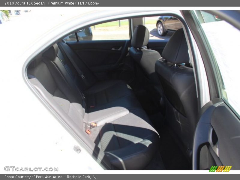 Premium White Pearl / Ebony 2010 Acura TSX Sedan