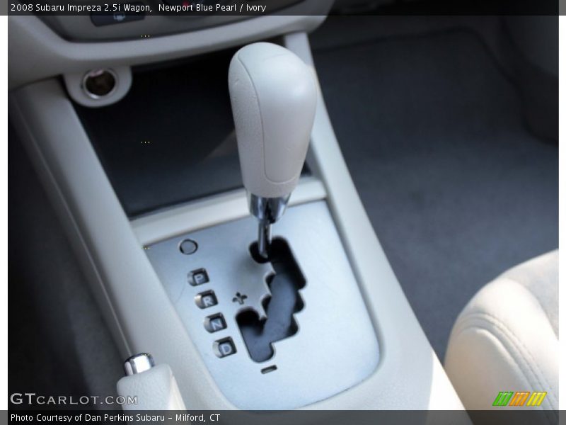 Newport Blue Pearl / Ivory 2008 Subaru Impreza 2.5i Wagon