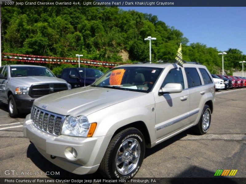 Light Graystone Pearl / Dark Khaki/Light Graystone 2007 Jeep Grand Cherokee Overland 4x4