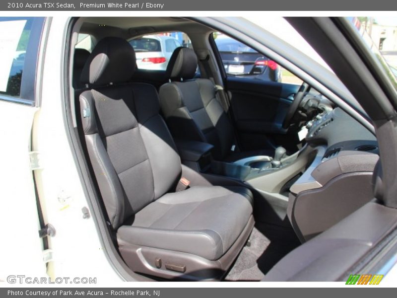Premium White Pearl / Ebony 2010 Acura TSX Sedan