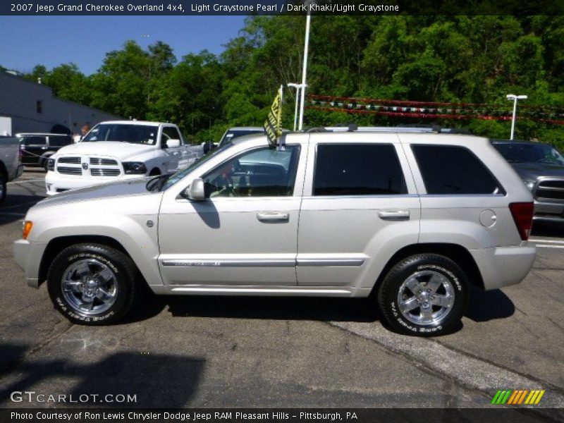 Light Graystone Pearl / Dark Khaki/Light Graystone 2007 Jeep Grand Cherokee Overland 4x4