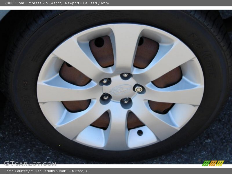Newport Blue Pearl / Ivory 2008 Subaru Impreza 2.5i Wagon