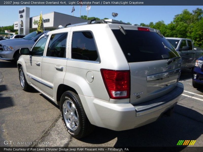 Light Graystone Pearl / Dark Khaki/Light Graystone 2007 Jeep Grand Cherokee Overland 4x4