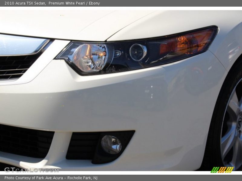 Premium White Pearl / Ebony 2010 Acura TSX Sedan