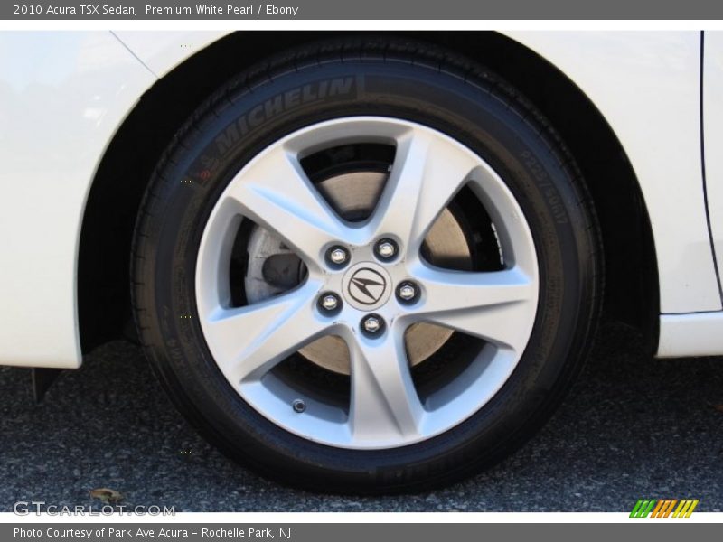 Premium White Pearl / Ebony 2010 Acura TSX Sedan