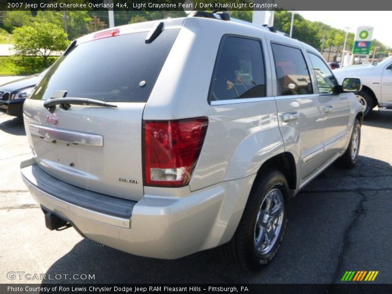 Light Graystone Pearl / Dark Khaki/Light Graystone 2007 Jeep Grand Cherokee Overland 4x4