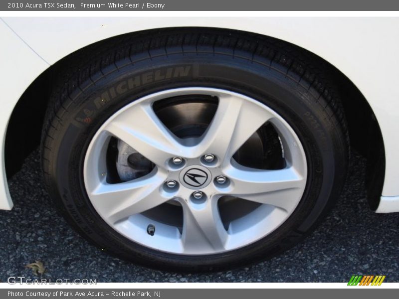 Premium White Pearl / Ebony 2010 Acura TSX Sedan