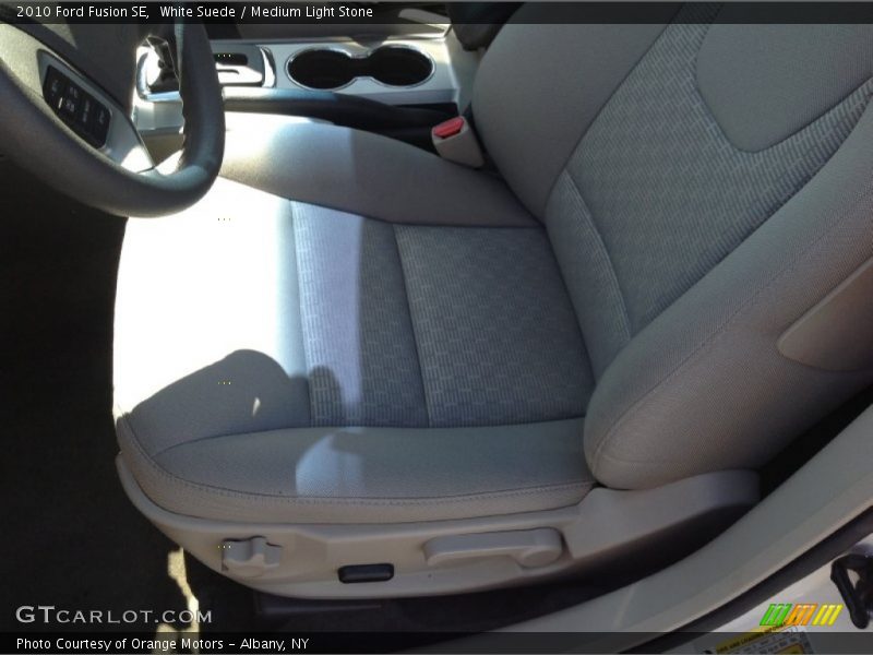White Suede / Medium Light Stone 2010 Ford Fusion SE