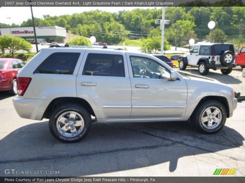 Light Graystone Pearl / Dark Khaki/Light Graystone 2007 Jeep Grand Cherokee Overland 4x4