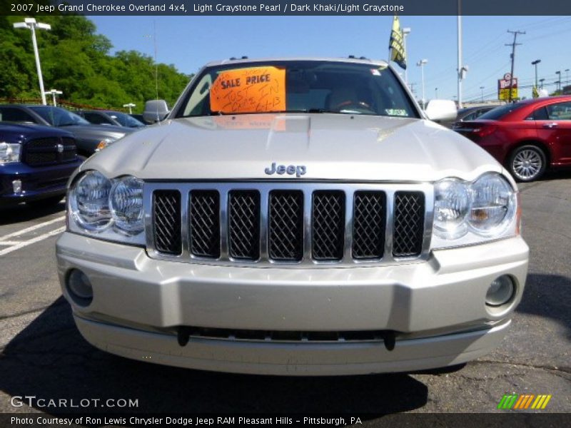 Light Graystone Pearl / Dark Khaki/Light Graystone 2007 Jeep Grand Cherokee Overland 4x4