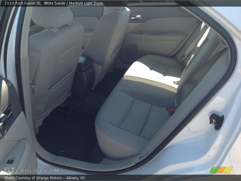 White Suede / Medium Light Stone 2010 Ford Fusion SE