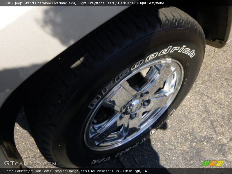 Light Graystone Pearl / Dark Khaki/Light Graystone 2007 Jeep Grand Cherokee Overland 4x4