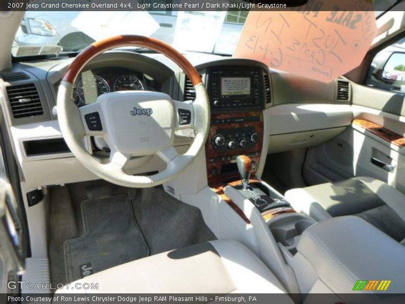 Light Graystone Pearl / Dark Khaki/Light Graystone 2007 Jeep Grand Cherokee Overland 4x4