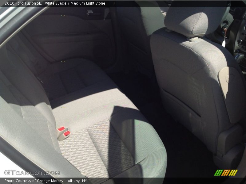 White Suede / Medium Light Stone 2010 Ford Fusion SE