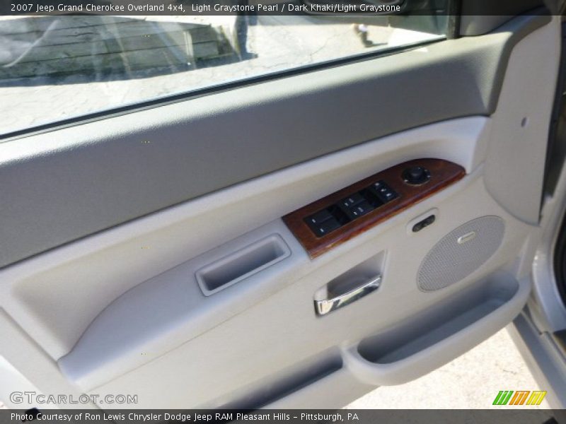 Light Graystone Pearl / Dark Khaki/Light Graystone 2007 Jeep Grand Cherokee Overland 4x4