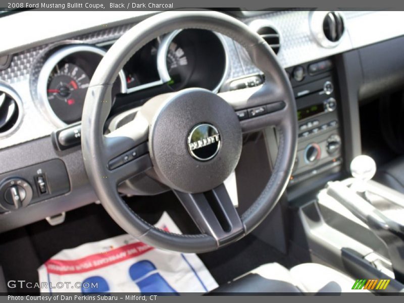 Black / Dark Charcoal 2008 Ford Mustang Bullitt Coupe