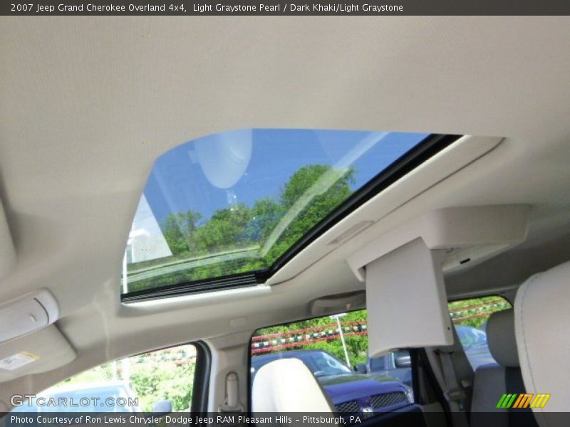 Light Graystone Pearl / Dark Khaki/Light Graystone 2007 Jeep Grand Cherokee Overland 4x4