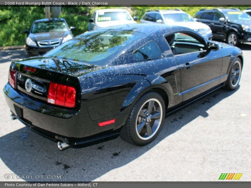 Black / Dark Charcoal 2008 Ford Mustang Bullitt Coupe
