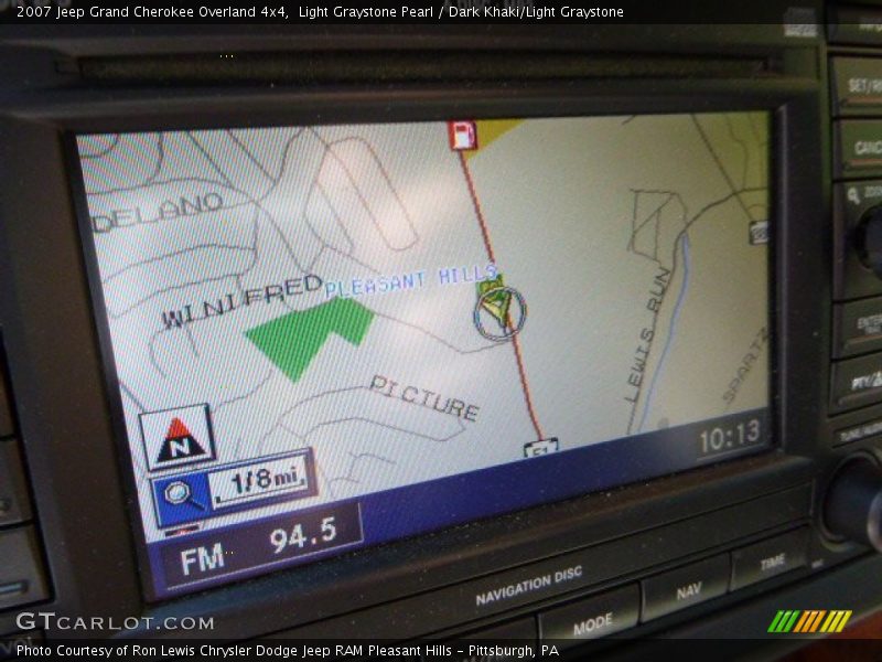 Light Graystone Pearl / Dark Khaki/Light Graystone 2007 Jeep Grand Cherokee Overland 4x4