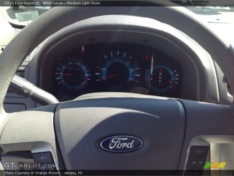 White Suede / Medium Light Stone 2010 Ford Fusion SE