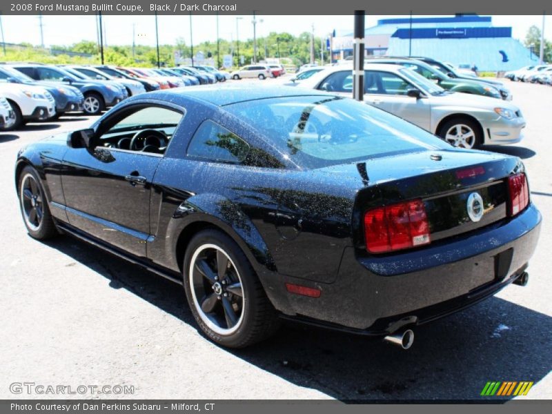 Black / Dark Charcoal 2008 Ford Mustang Bullitt Coupe